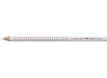 Faber-Castell 110901 FABER-CASTELL Buntstift Jumbo Grip Weiß 12Er