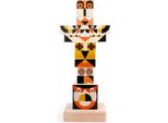 Puzzle Di Costruzioni In Legno Bajo - Totem Educativo 13 Pezzi