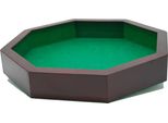 Hot Games Gioco Dei Dadi Pista Ottagonale Mdf Feltro Verde 38Cm