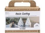 Kit Artigianale Creativ Company Per La Fusione In Resina Di Alberi Di Natale Glitterati