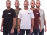Jack And Jones - T-Shirt Da Uomo (Confezione Da 5) GT1248 (S) (Colorato)