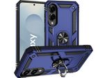 Custodia Per Cellulare Armor Shield Per Samsung Galaxy S25 Edge Cover Custodia Ultra Ibrida Per Cellulare, Blu