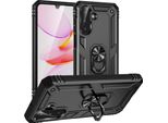 Custodia Per Telefono Cellulare Armor Shield Per Samsung Galaxy A26 5G Cover Custodia Per Telefono Cellulare Ultra Ibrida, Nero