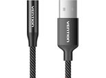 Single-Port Usb External Sound Card Vention Gome 1M (Black)