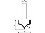 Globus Fresa Decorativa Z2 R4 D8 S6 Mm