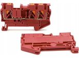 Connettore A 3 Poli Per Rotaia Zug Pt 2,5 Twin Rosso