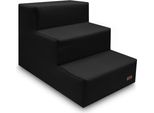 Scaletta Per Cani Per Divano E Letto Bulldog Nero York Huggy Doggy Climber M