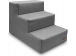 Scaletta Per Cani Per Divano E Letto Grigio Bulldog York Huggy Doggy Climber M