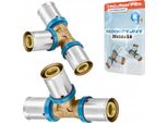 Raccordo A T Pex 20X16X16, Pressato, Ridotto, Solido
