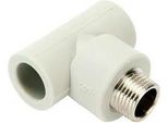 Raccordo A T In PP-R 20 Mm X 1/2 Gz X 20 Mm