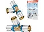 Raccordo A T Pex 16X20X16, Pressato, Ridotto, Solido