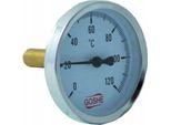Termometro Assiale-Bimetallico Tb 100 0-120°C 1/2""""