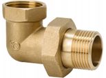 Raccordo A Gomito In Ottone 1""" Cono"