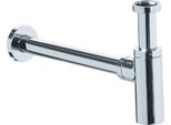 Sifone Per Lavello A Bottiglia Ottone Cromo 1,1/4'