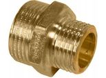 Nipplo Riduttore In Ottone 1 1/2 X 1 1/4 Ottone