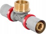 Raccordo A T Pex 32X1X32 Maschio, Serrato, Pressato