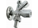 Valvola Combinata 1/2 X 3/4 X 3/8 Angolare Mini