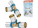 Raccordo A T Pex 20X20X16, Pressato, Ridotto, Solido