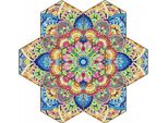 Set Di Sottobicchieri Con Ricamo A Diamante Mandala 2