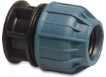Tappo In Pp 32Mm Morsetto 10Bar Nero E Blu