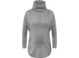 Maglione PréMaman Dolcevita Grigio Con Ombelico
