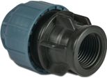 Jason Pp Adattatore 25 Mm X 1" Gw, 10 Bar, Nero-Blu"