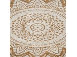 Vidaxl Tappeto Marrone 122 X 183 Cm Juta