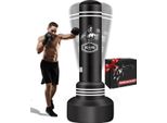 Sacco Da Boxe In Piedi 180 Cm Per Adulti - Sacco Da Boxe Pesante Con Pompa Ad Aria Elettrica - Guanti Da Boxe Inclusi - Per Uomini E Donne - Sacco Da Kickboxing Per Allenamento Mma Muay Thai
