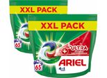 Ariel Detersivo Per Bucato 4 In 1 In Capsule + Ultra Stain Remover - 130 Lavaggi