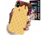 Custodia Per Iphone Xs Max - Con Motivo Di Wafer Ricoperto Di Cioccolato