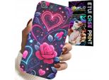 Custodia Per Iphone 5 / 5S / 5C - Cuore, Rosa, Custodia Teenager + Vetro