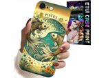 Custodia Per Iphone ( 6 Plus ) - Segno Zodiacale, Pesci Astronomia + Lamina