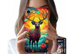 Custodia Per Iphone 7 / 8 / Se2 - Disegni Colorati Cervi Alci Animali Della Foresta