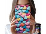 Custodia Per Iphone 5 / 5S / 5C - Cuori Colorati Personalizzabili