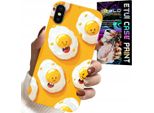 Custodia Per Iphone X / Xs - Custodia Per Uovo Dolce Sorridente + Pellicola