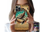Custodia Per Iphone 12 Pro - Segno Zodiacale Scorpio Astronomia + Foil