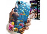 Custodia Per Iphone Se / Se2 - Barriera Corallina, Pesci Colorati E Mondo Sottomarino