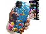 Custodia Per Iphone 11 - Barriera Corallina Pesci Colorati Mondo Dei Pesci Subacquei
