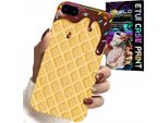 Custodia Per Iphone ( 7 Plus ) - Con Motivo Di Wafer Ricoperto Di Cioccolato