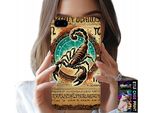 Custodia Per Iphone ( 7 Plus ) - Segno Zodiacale Scorpio Astronomia + Foil