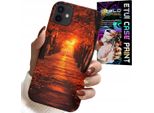 Custodia Per Iphone 13 Mini - Parco, Autunno, Foglie Che Cadono, Retro