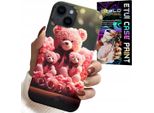 Custodia Per Iphone 13 - Orsacchiotto Rosa Regalo Di Famiglia + Lamina