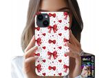 Custodia Per Iphone 15 Plus - Nastri Rossi Disegni Di Moda
