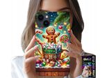 Custodia Per Iphone 14 - Disegni Natalizi Pan Di Zenzero + Vetro