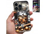Custodia Per Iphone 15 Pro Max - Retro Sigaro Whisky Da Uomo