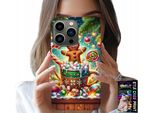 Custodia Per Iphone 14 Pro - Disegni Natalizi Pan Di Zenzero + Vetro