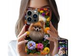 Custodia Per Iphone 15 Pro - Simpatico Cane, Custodia Pomeranian + Vetro