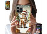 Custodia Per Iphone 13 Pro - Renna, Disegni Natalizi + Vetro