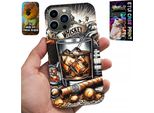 Custodia Per Iphone 13 Pro - Retro Sigaro Whisky Da Uomo