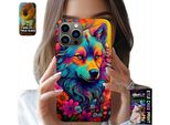 Custodia Per Iphone 13 Pro - Disegni Colorati, Custodia Swora Wolf Pack